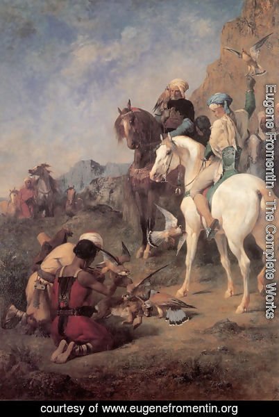 Eugene Fromentin - Falcon Hunting in Algeria (or The Quarry)