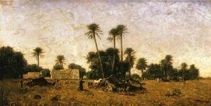 Eugene Fromentin - Tents of the Smalah of Si-Hamed-Bel-Hadj, Sahara