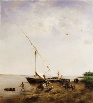 Eugene Fromentin - Boat On The Nile