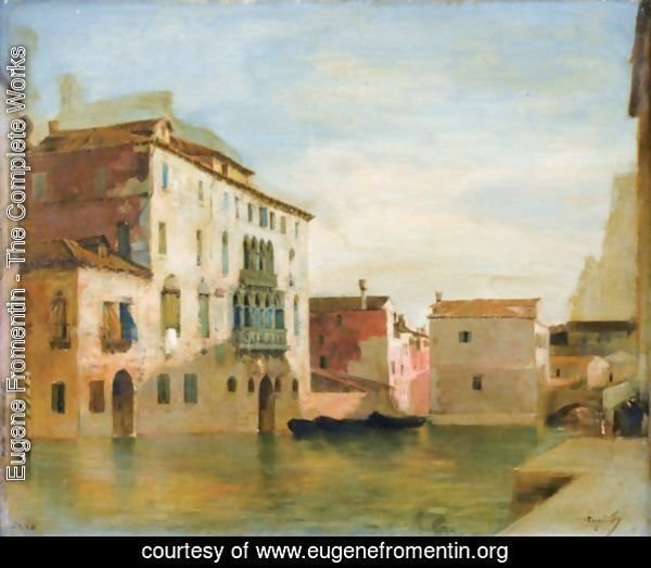 View Of A Canal In Venice